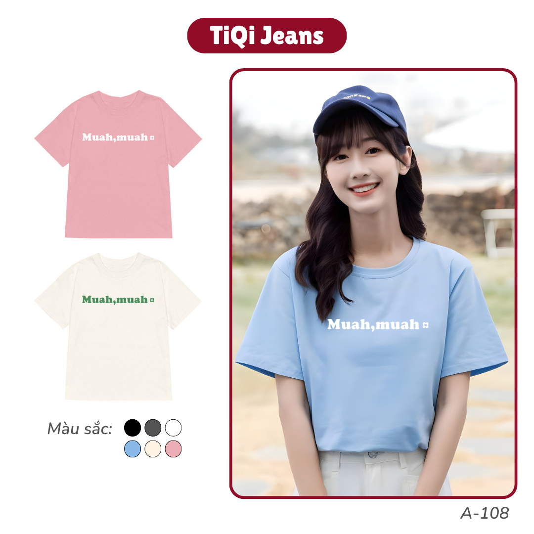 Áo thun baby tee in Muah TiQi Jeans A108