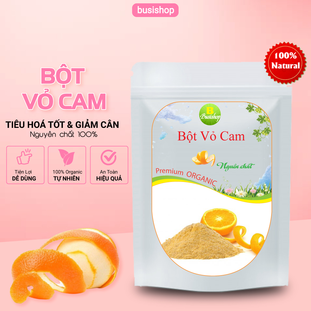 Bột vỏ cam nguyên chất 100g