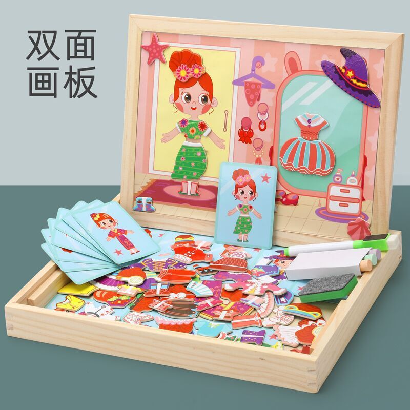 Đồ chơi xếp hình nam châm nhiều hình dành cho các bé