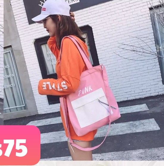 Túi tote màu sắc ms75