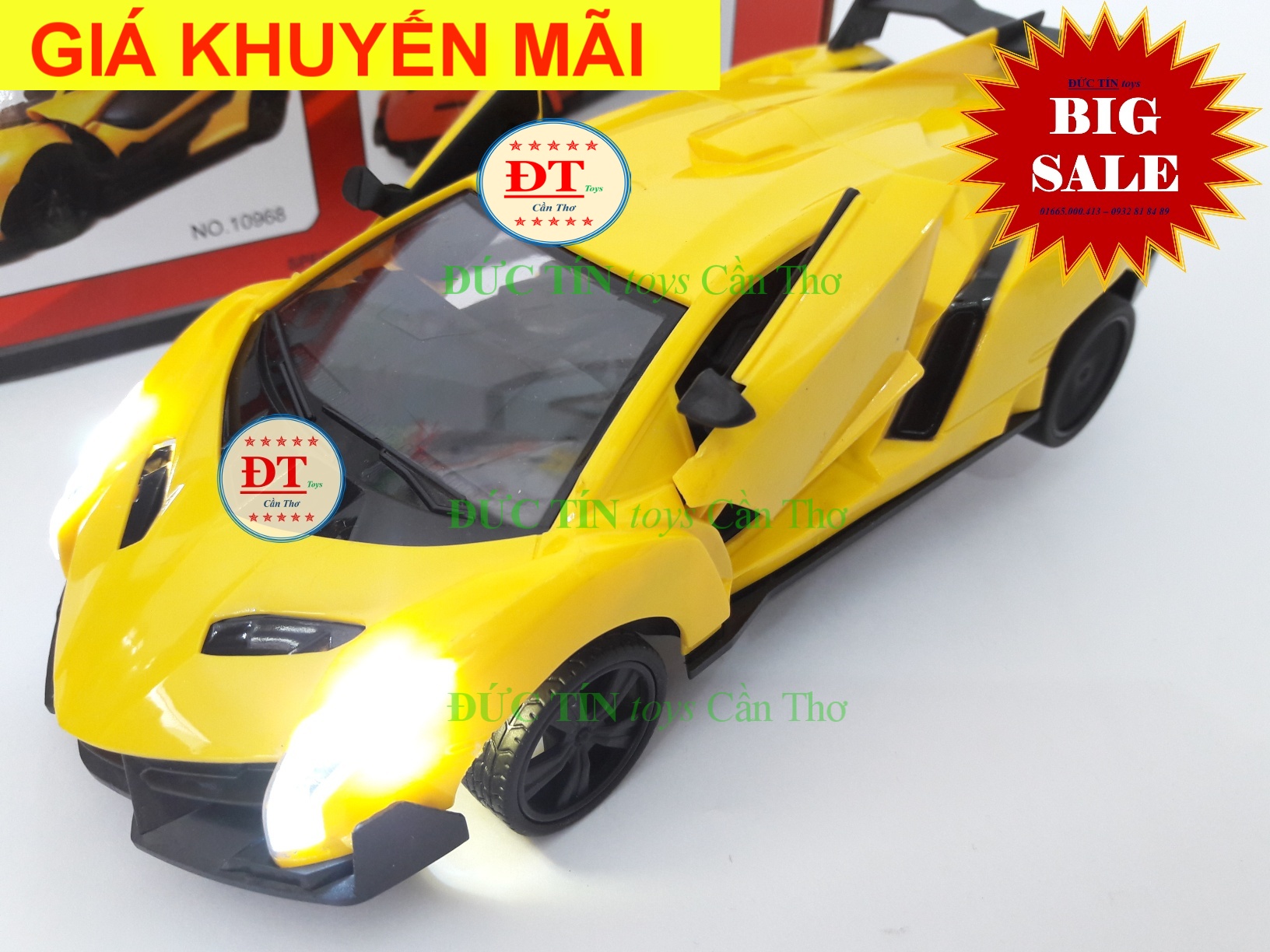 ĐỒ CHƠI SIÊU XE ĐIỀU KHIỂN 7 ĐỘNG TÁC, MỞ ĐƯỢC CỬA