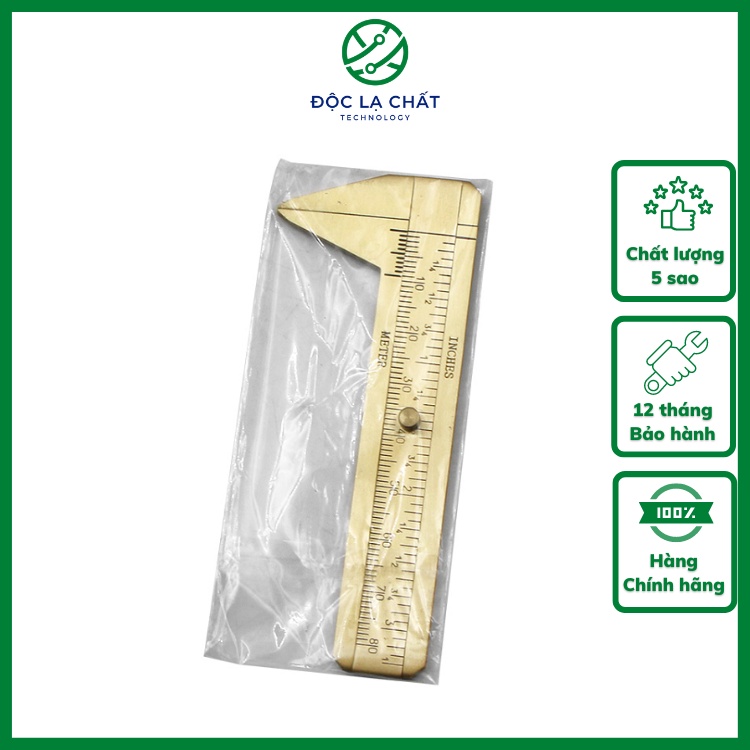 Thước kẹp chất liệu đồng đọ dài 80mm