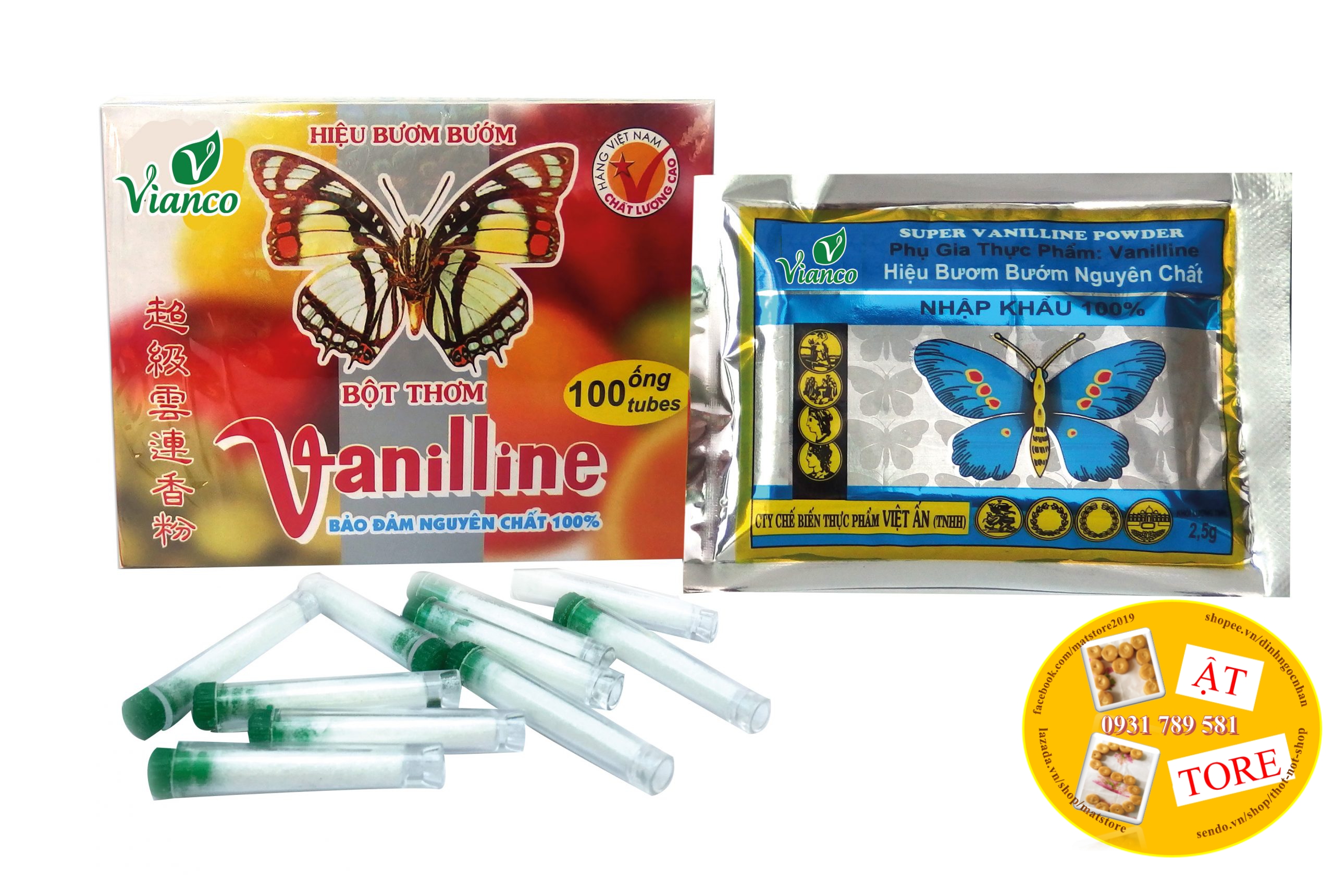 10 ỐNG (1 VĨ) VANI NHẬP KHẨU 100% NGUYÊN CHẤT VIANCO