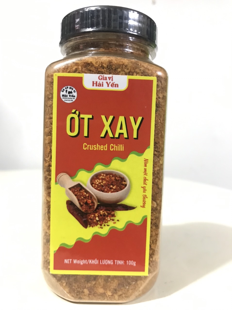 Ớt xay 100g nguyên chất 100% hải yến
