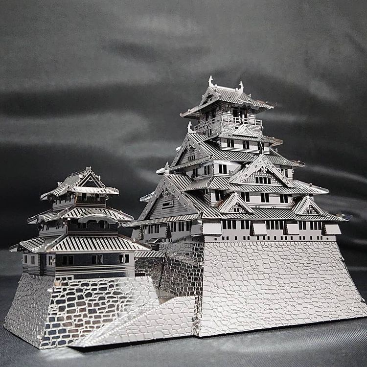 Mô Hình 3D Kim Loại Lâu Đài Osaka (chưa ráp)