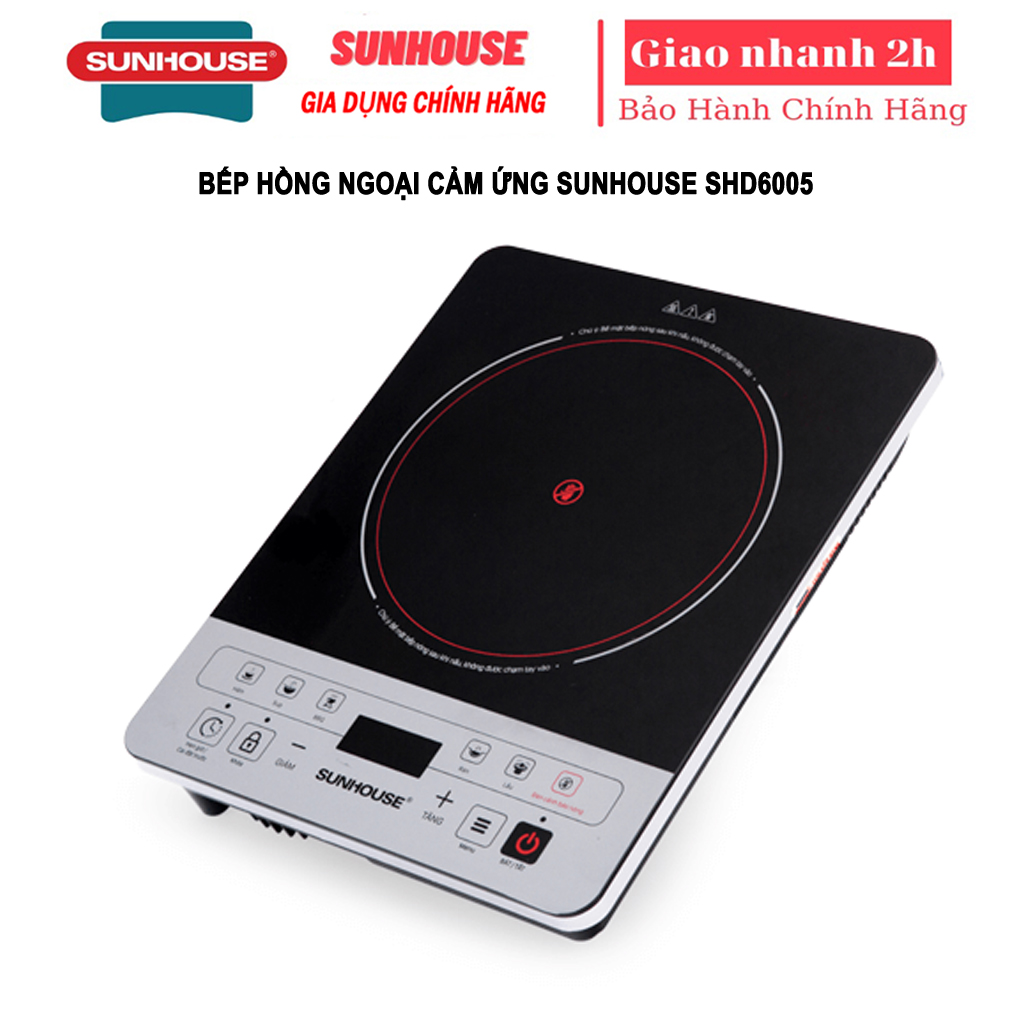 Bếp hồng ngoại cảm ứng Sunhouse SHD6005