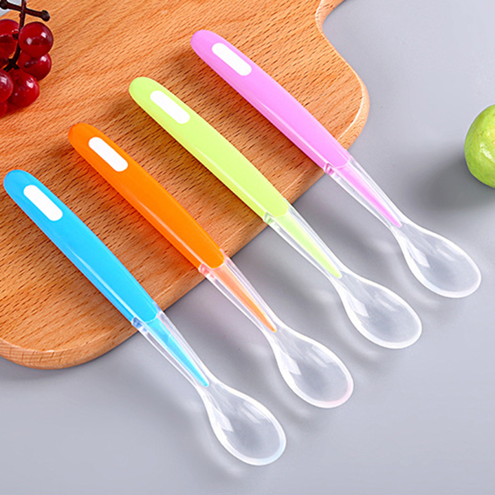 Muỗng thìa ăn dặm silicon siêu mềm cho bé ăn dặm