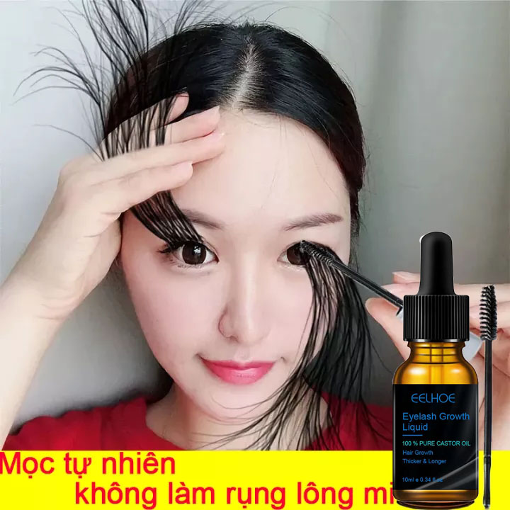 Dầu thầu dầu 10ml, tinh chất dưỡng dài mi, macara, tinh chất dưỡng mi, serum tăng trưởng lông mi, serum tăng trưởng lông,Dưỡng Lông Mi Serum lông mi kích mọc râu lông mi Tinh Dầu Dưỡng Lông Mi Giúp Mọc Dài Dày