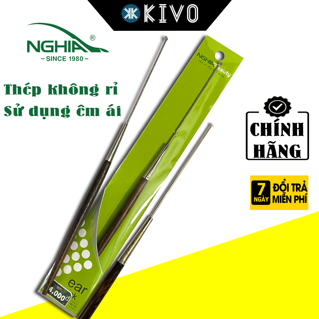 [1CÂY] Cây Lấy Ráy Tai NGHĨA Cho Bé / Người Lớn - Dụng Cụ Ngoáy Tai Móc Lỗ Tai - Lấy Rái Tai - Kivovi