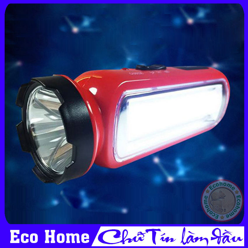Đèn pin KENNEDE KN-4316 (Loại lớn) - Đèn pin 2 trong 1, bóng LED siêu sáng, sử dụng Pin sạc - Đèn pin sạc đa năng - Bảo hành 1 đổi 1 trong vòng 7 ngày tại Eco Home