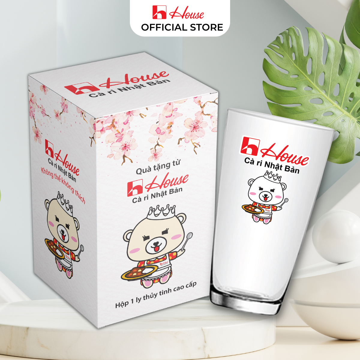 Hàng tặng không bán - ly thủy tinh