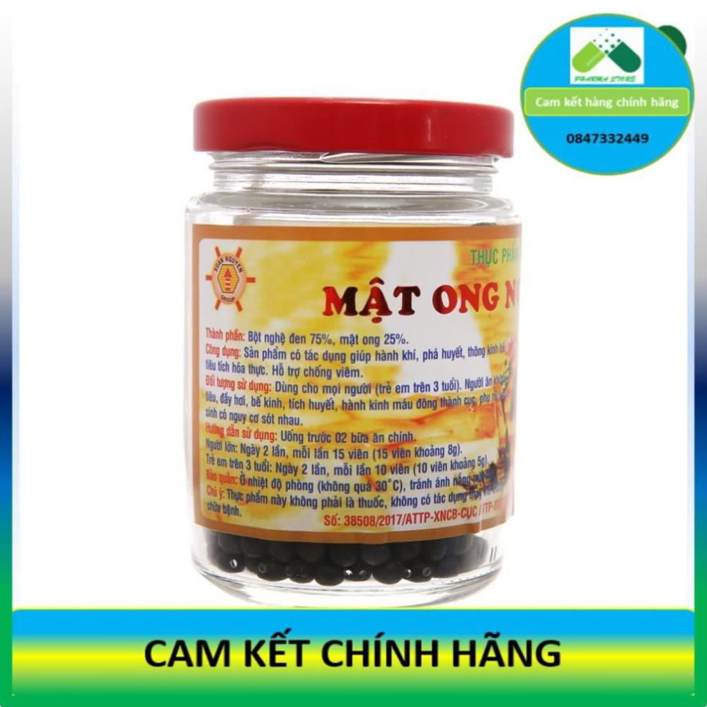 ! mật ong nghệ viên đen xuân nguyên 100g !