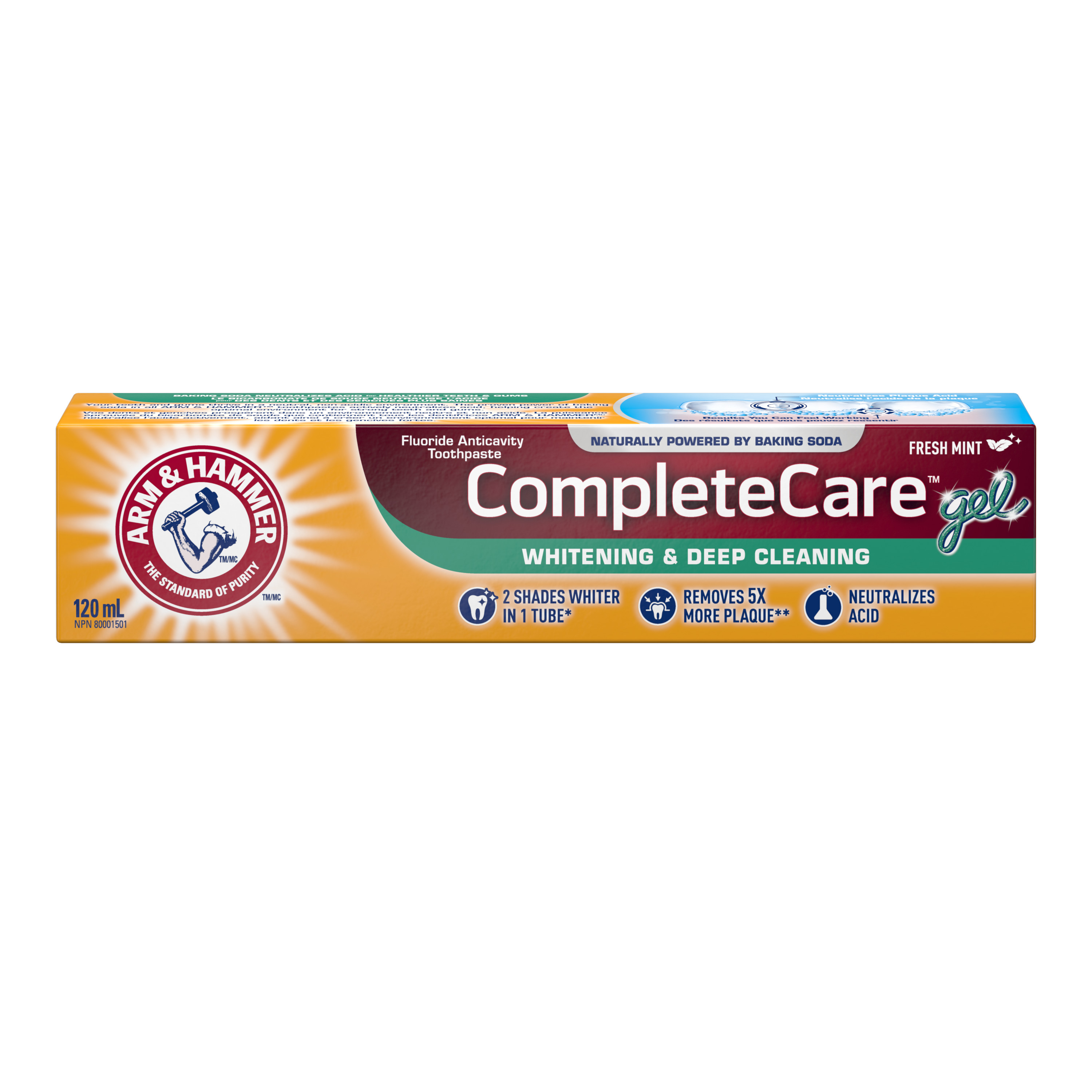 Kem đánh răng Arm& Hammer Mỹ- 120 gram chăm sóc toàn diện