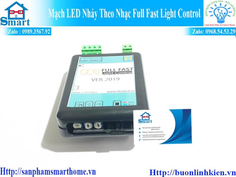 Mạch led nháy theo nhạc full fast light control