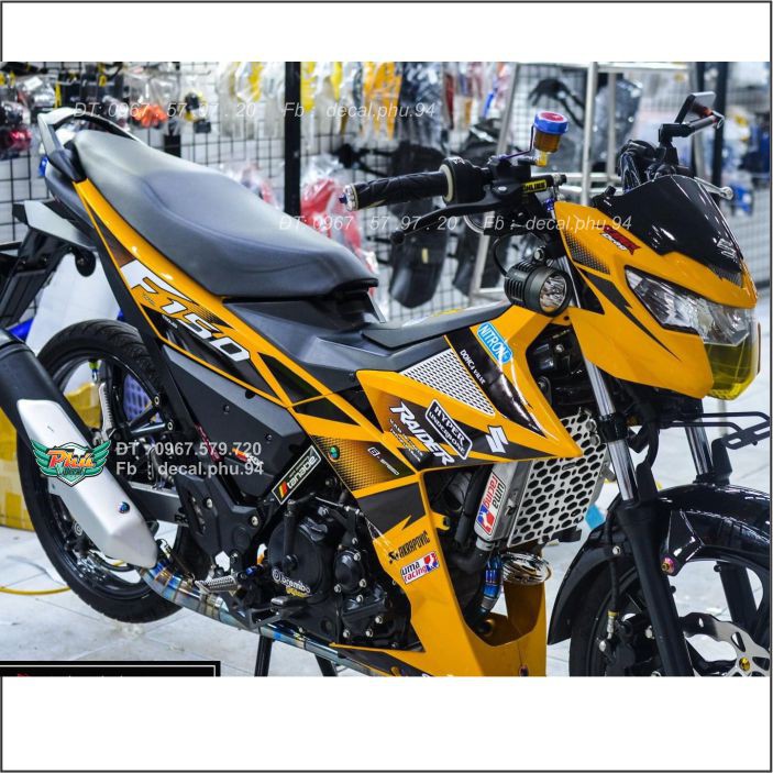 Tem rời Raider vàng đen (B)