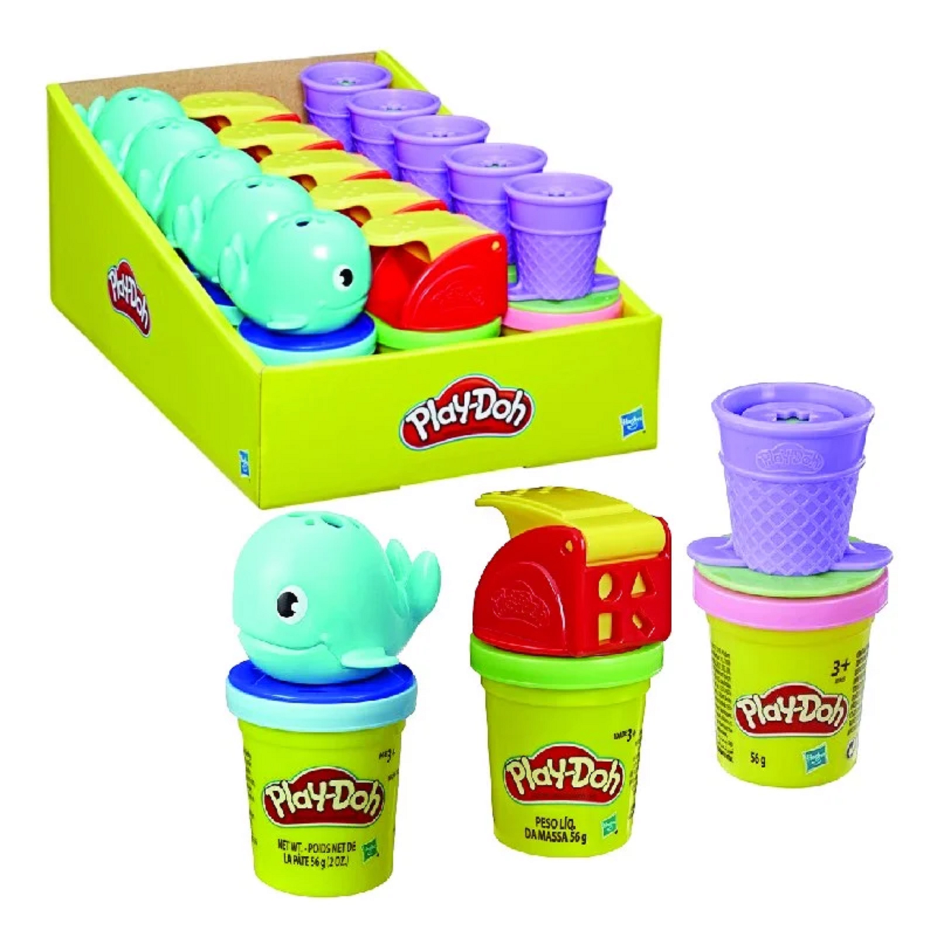 Đồ chơi Hasbro hộp đất nặn mini kèm dụng cụ làm kem Play Doh E3411