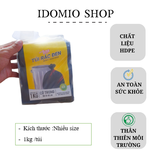 Túi rác đen size nhiều size - 1kg