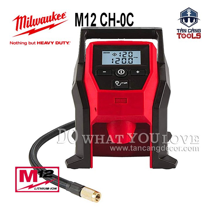 Máy bơm hơi dùng pin milwaukee m12bi-0