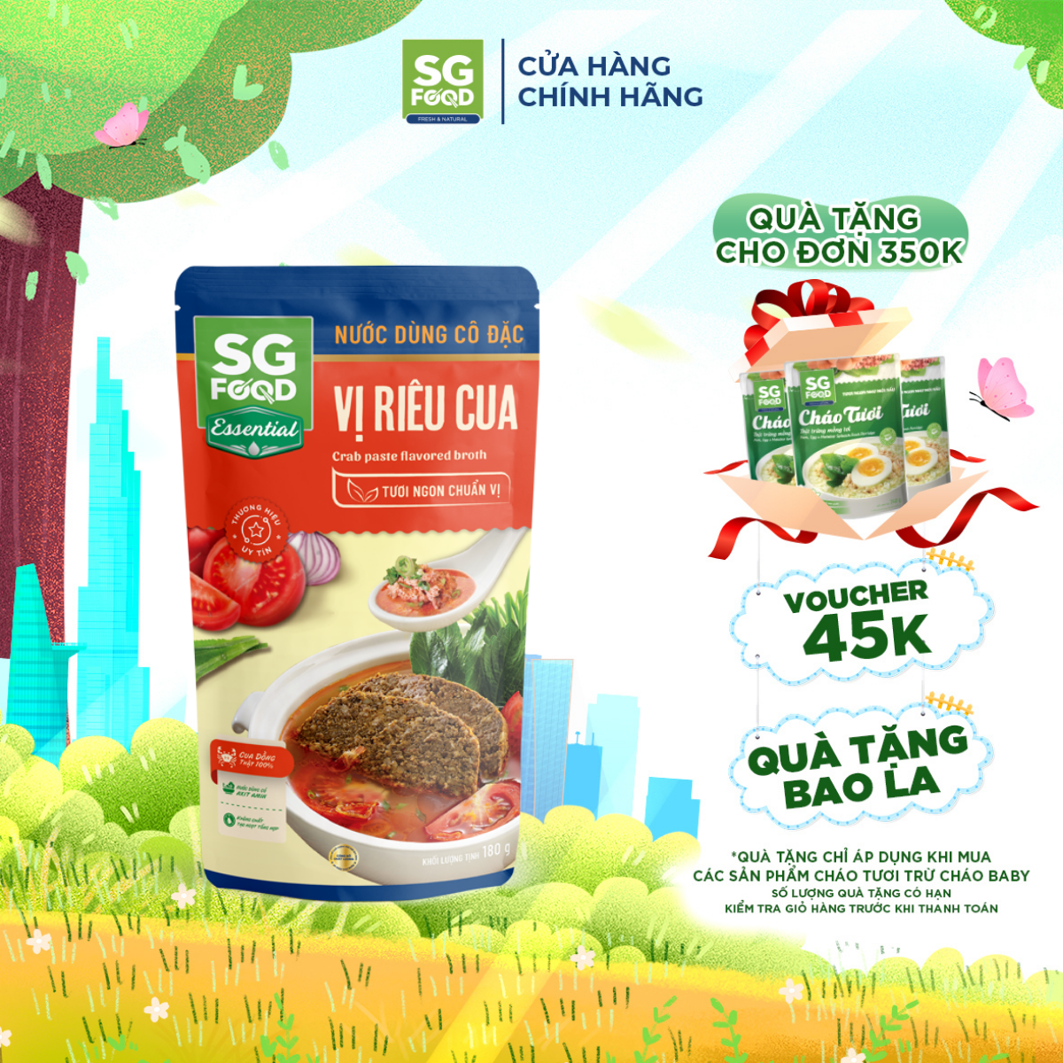 Nước Dùng Cô Đặc Vị Riêu Cua Sài Gòn Food 180G