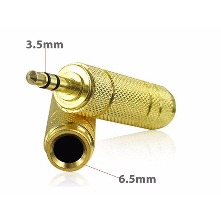 ĐẦU CHUYỂN JACK CẤM 2 LOẠI - 6.5mm RA 3.5mm HOẶC 3.5mm RA 6.5mm - CBS441-440