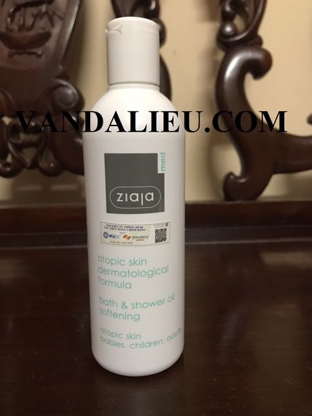 ✅[CHÍNH HÃNG] ZIAJA MED ATOPIC SKIN DERMATOLOGICAL FORMULA BATH & SHOWER OIL SOFTENING 270ML DẦU TẮM MỀM MỊN DA