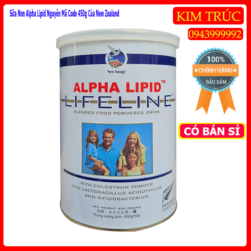 Sữa Non Alpha Lipid Nguyên Mã Code 450g Của Zealand