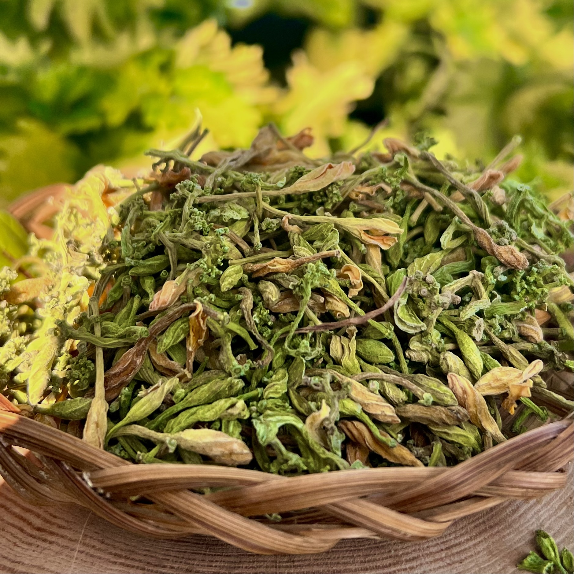 Hoa đu đủ đực khô sấy lạnh tiệm phố núi 100gram