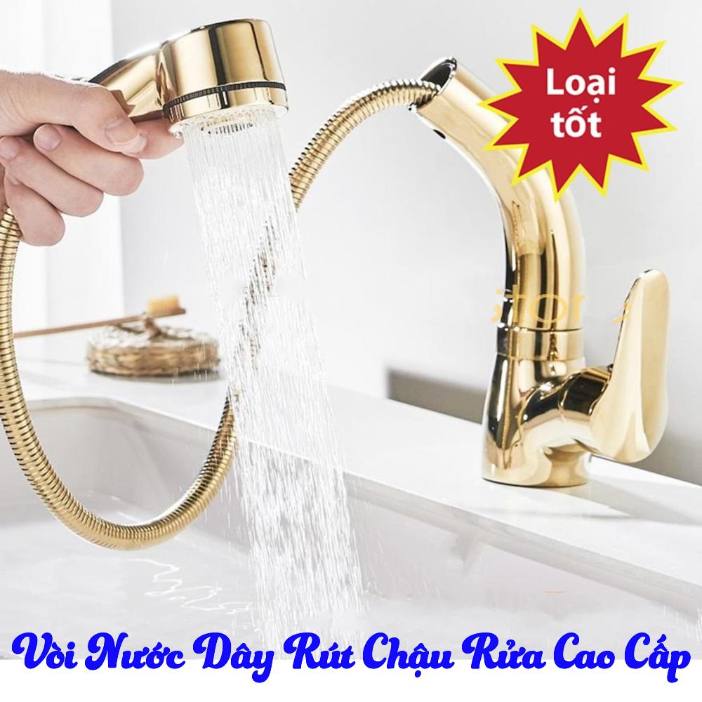 Giá vòi nước bồn rửa bát, Vòi nước cho bồn rửa chén, Vòi Nước Chậu Rửa Dây Rút Loại Tốt Tích Hợp 2 Đường Nước Nóng Lạnh, Chất Liệu Inox Không Gỉ, Dây Rút Dài Sử Dụng Linh Hoạt - Top 10 Phụ Kiện Nhà Bếp Bán Chạy.