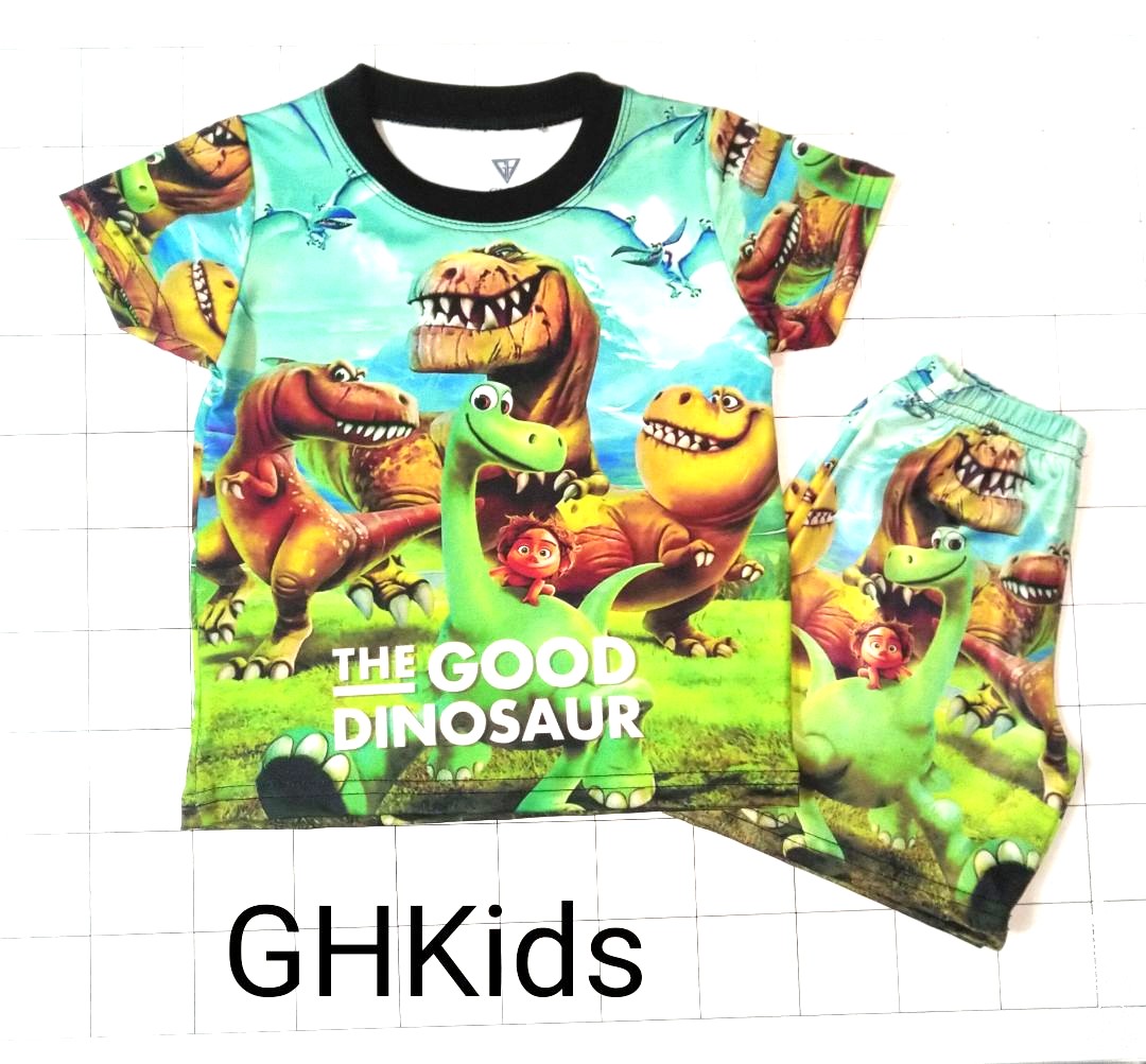 [HCMC] sharp 3D print T-rex dinosaur pattern cool outfit for baby! - 4