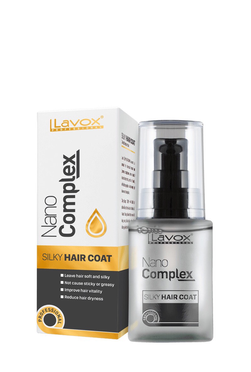 Tinh dầu dưỡng bóng tóc nano complex lavox chai 30ml