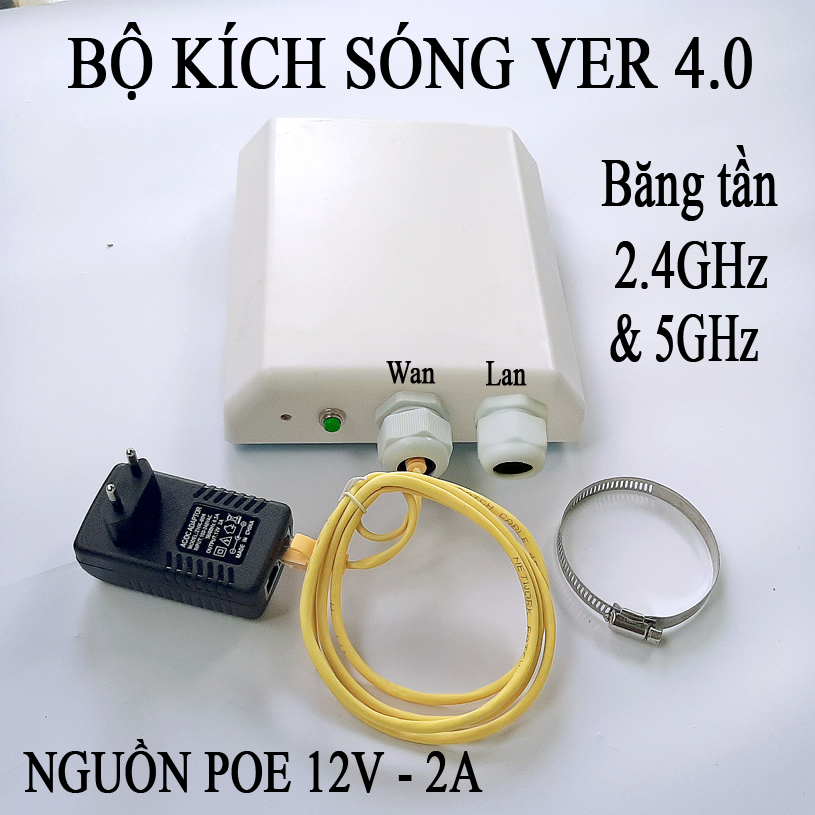 Bộ thu và phát wifi công suất lớn ngoài trời từ 200-300m- ver 4.0