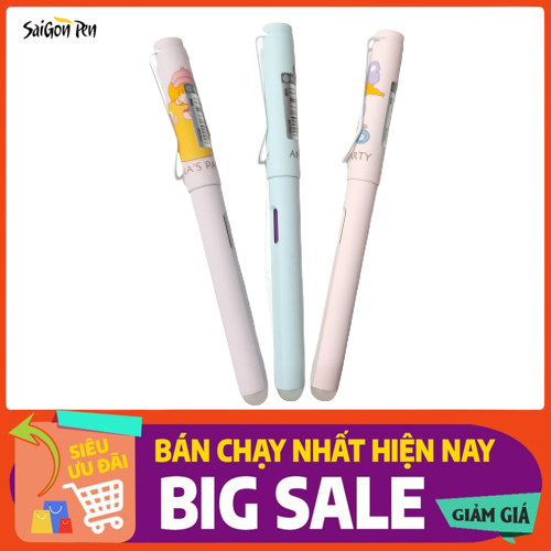 Bút máy xóa được yuri 09 ,ngòi êm trơn, ngòi mài nét 0.5mm - bút máy sài gòn