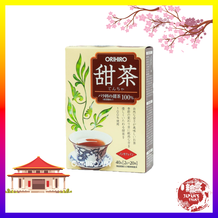 Trà Tencha chống lão hóa Orihiro 20 gói - Giá tốt - Hàng chính hãng