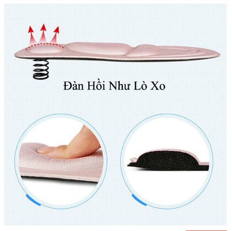 Lót giày 4d êm thoáng cho giày nam nữ