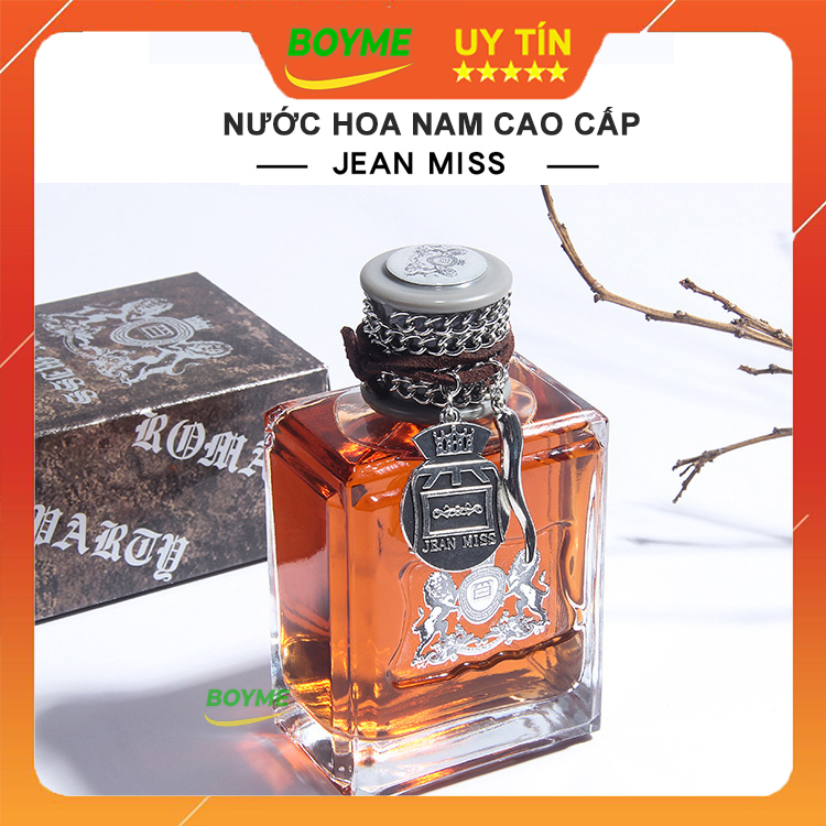 Xịt Thơm Body, Nước Hoa Nam Chính Hãng Cao Cấp Jean Miss Mạnh Mẽ, Cá Tính, Sự Hấp Dẫn Của Phái Mạnh, Thể Tích 100ml.