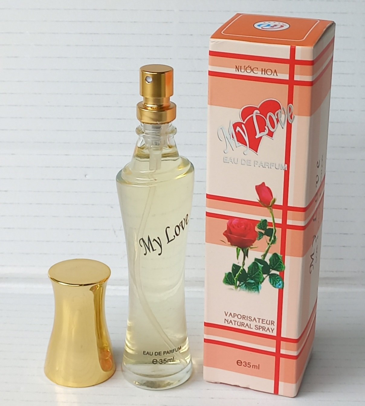 Nước hoa Nữ My Love Passionate (Màu đỏ) 35ml Hương thơm Đam mê