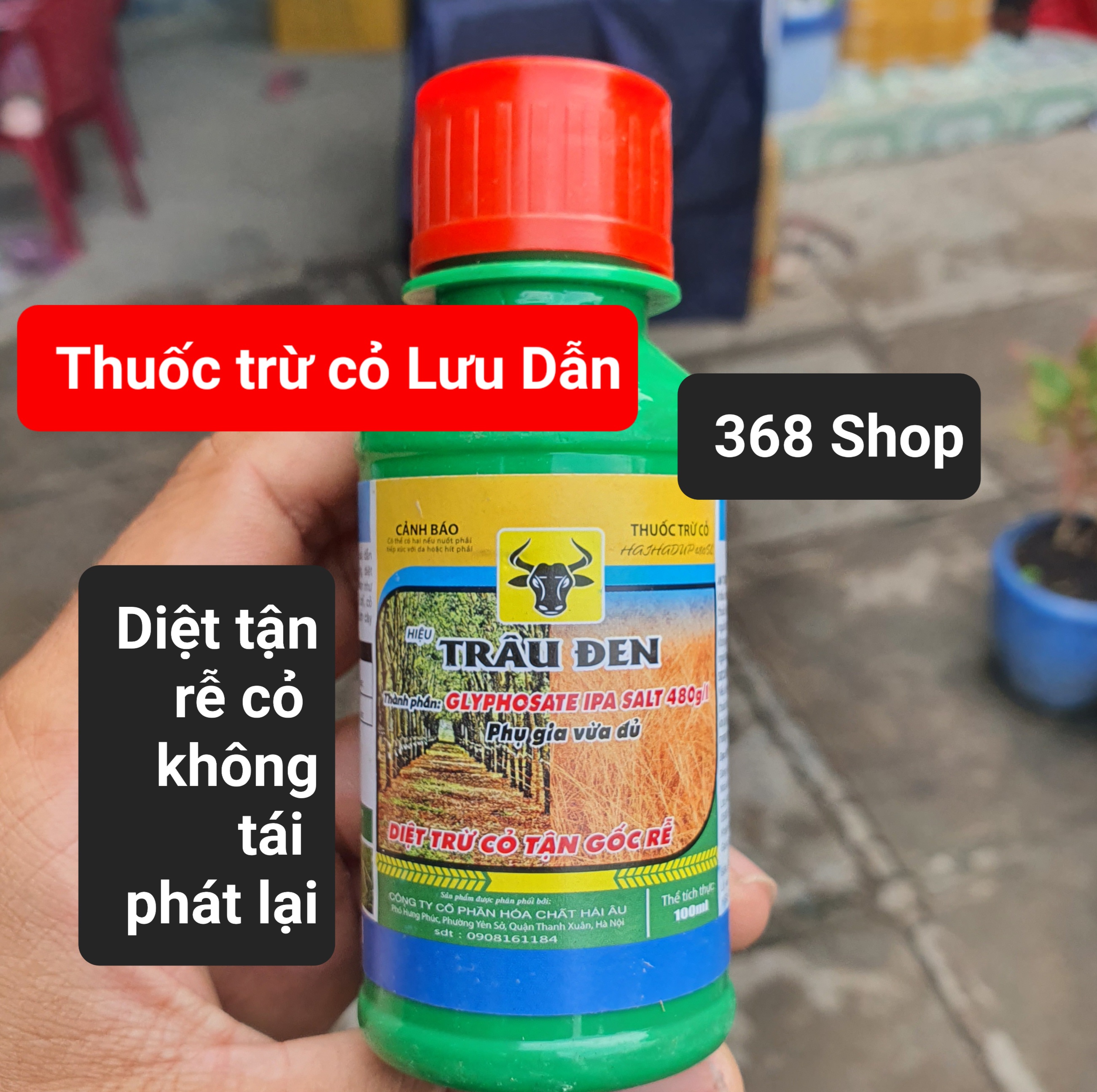 💎 thuốc trừ cỏ lưu dẫn tận gốc haihadup 480sl - trâu đen 📛 aaa helosate 480sl