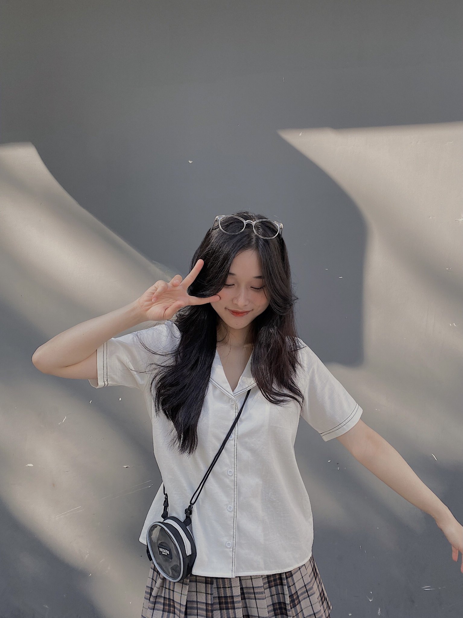 Áo sơ mi tay ngắn chỉ nổi – Cremy Shirt
