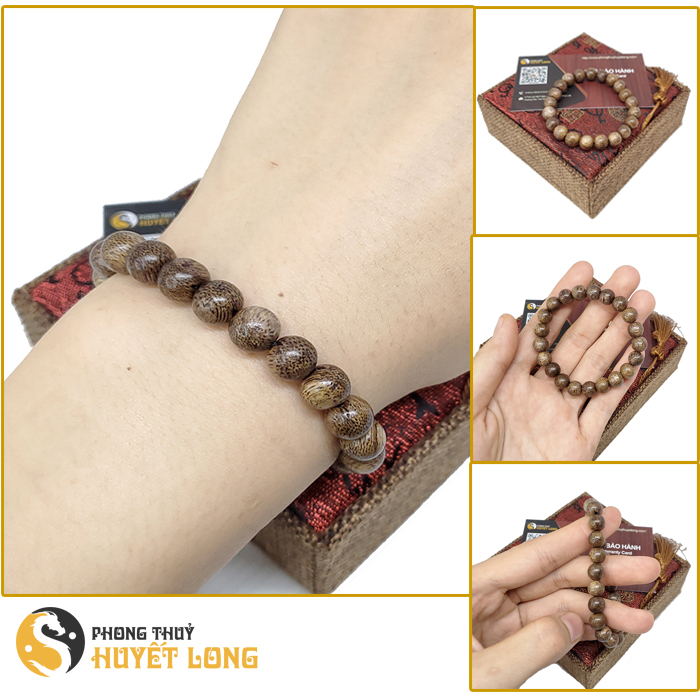 [MAX RẺ] Chuỗi Hạt Trầm Hương 8Ly 21 Hạt Cho Nữ, Vòng Tay Trầm Hương Tự Nhiên, Tặng Hộp, Thẻ Bảo Hành