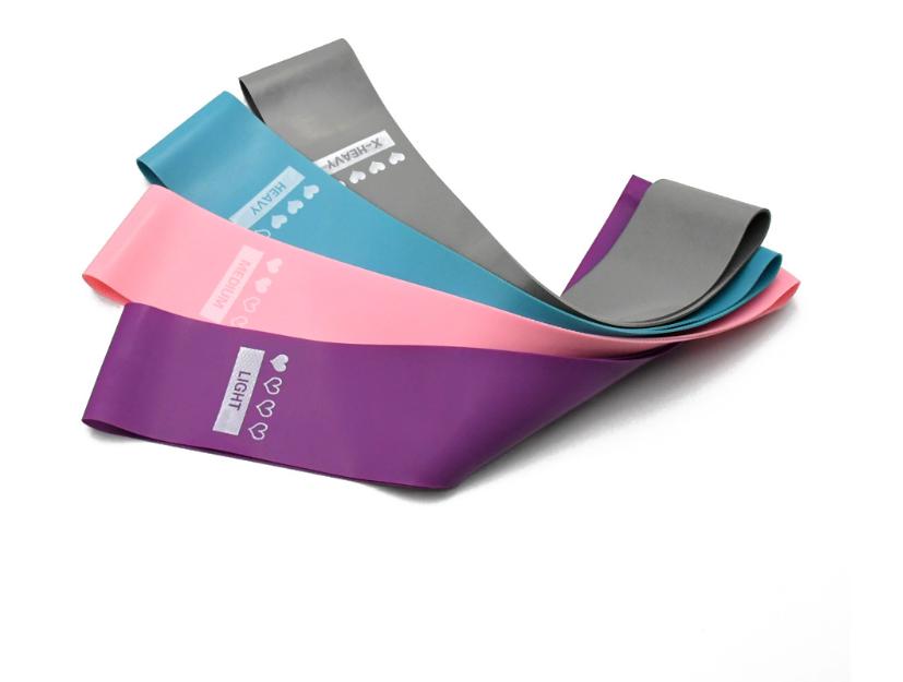 BỘ 4 DÂY ĐÀN HỒI TẬP GYM PHIÊN BẢN NÂNG CẤP PREMIUM CHỐNG TRƠN TRƯỢT - MINI BAND DÂY ĐÀN HỒI KHÁNG LỰC TẬP YOGA - ĐÀN HỒI KHÁNG LỰC THỂ THAO DYNAMIC