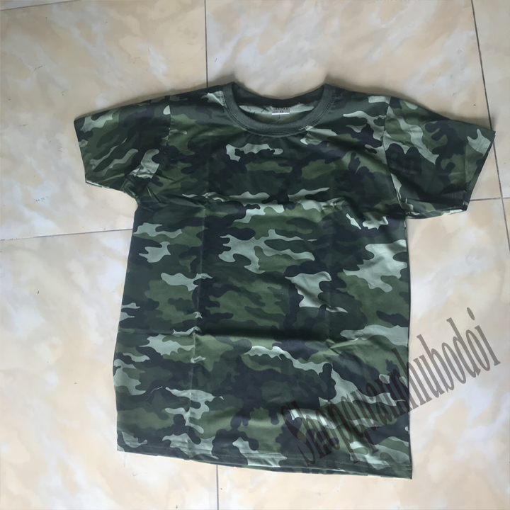 Áo thun nam màu rằn ri