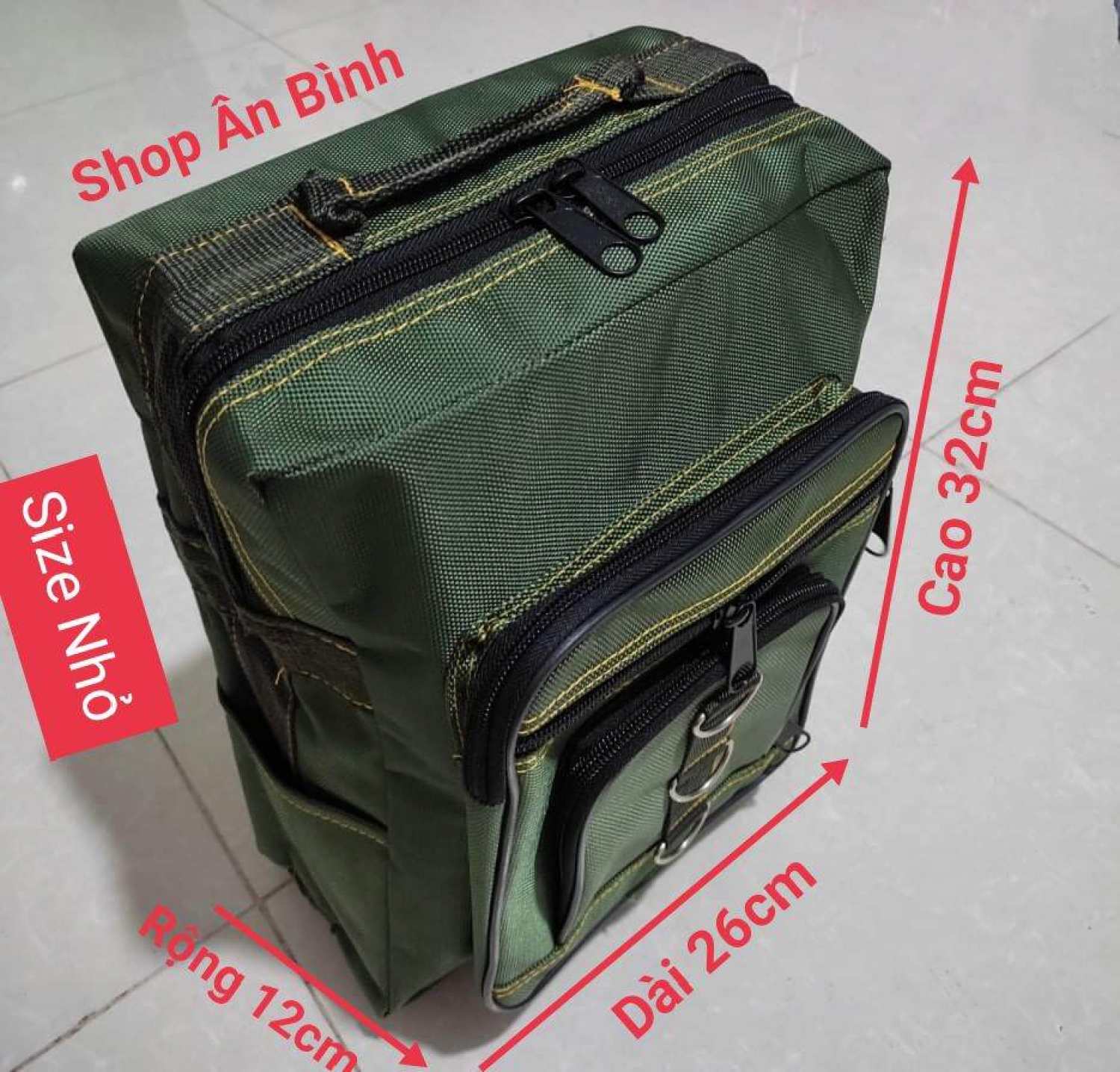 Túi đựng đồ nghề đứng ba lô size nhỏ