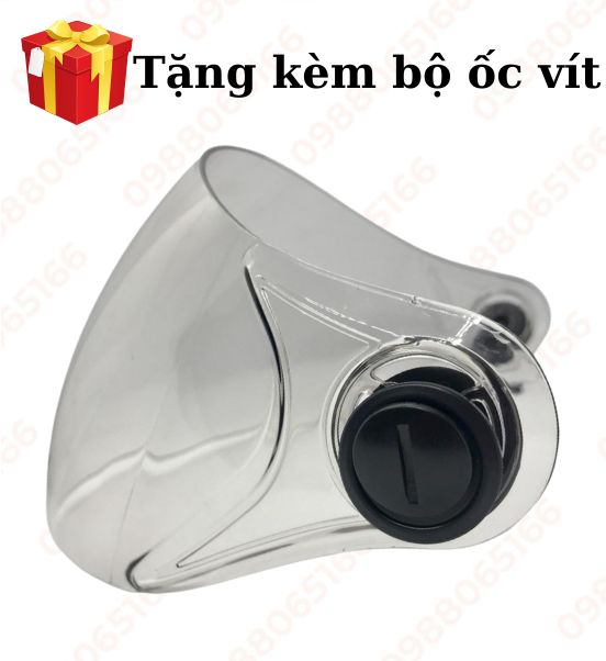 Kính gắn mũ bảo hiểm GRO đa năng thay thế các dòng nón nửa đầu, nón 3/4 đầu trên thị trường