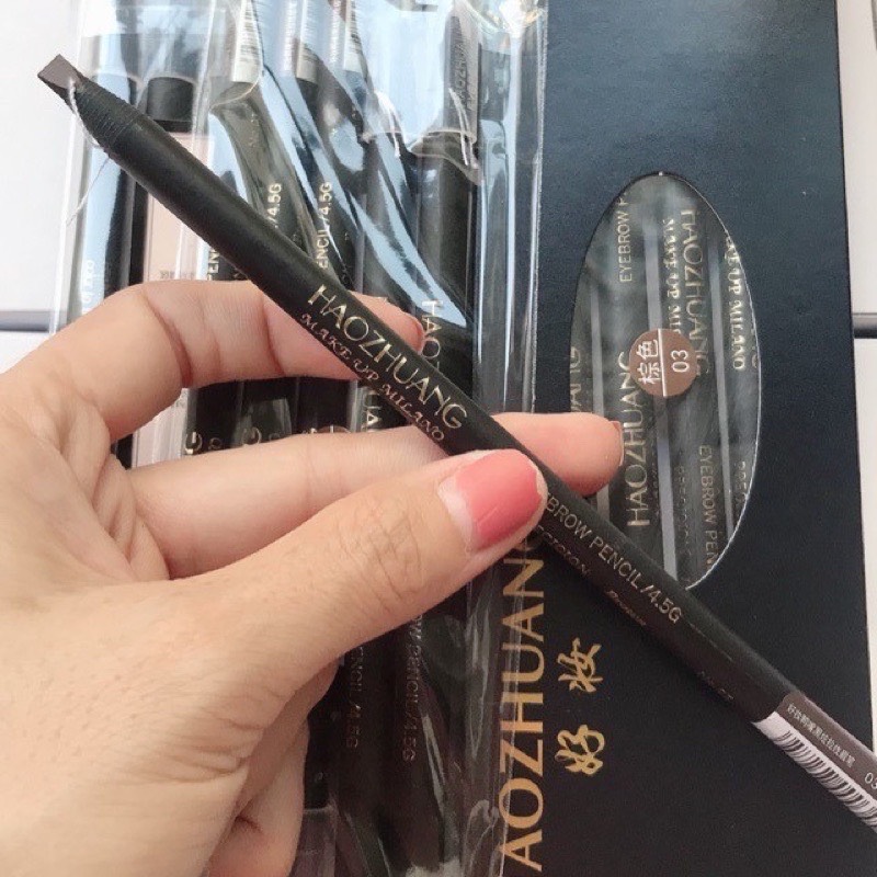 [CHÍNH HÃNG] Chì Đá Vẽ Sợi Lông Mày, Nhanh Bám Màu HAOZHUANG