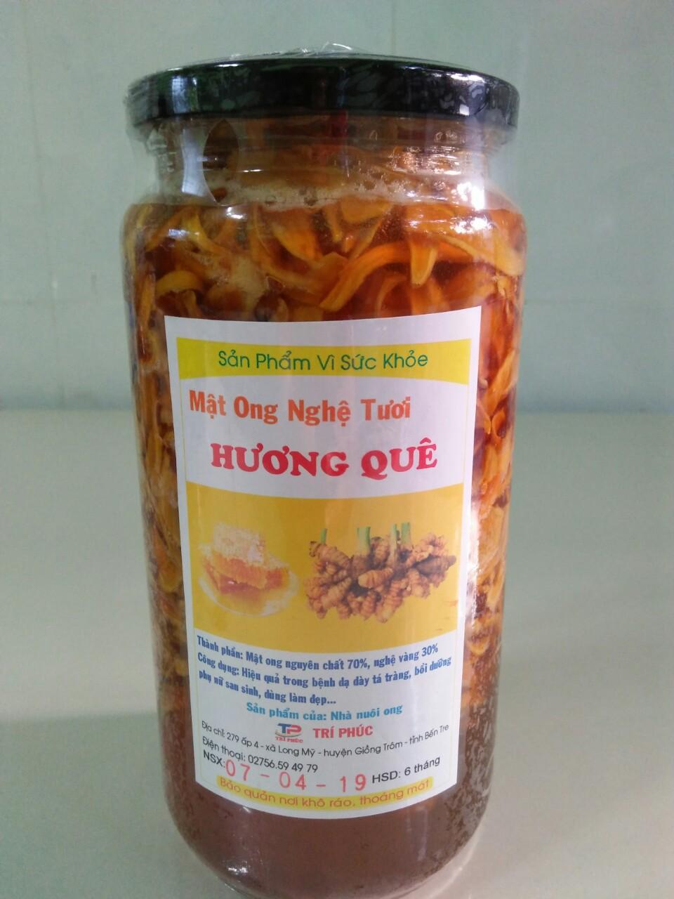 Mật ong ngâm nghệ tươi 100% thiên nhiên ( hủ 1.6 kg)