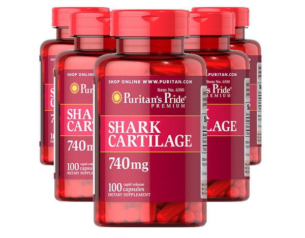Viên uống sụn vi cá mập Puritan's Pride Shark Cartilage 740 mg - 100 Viên