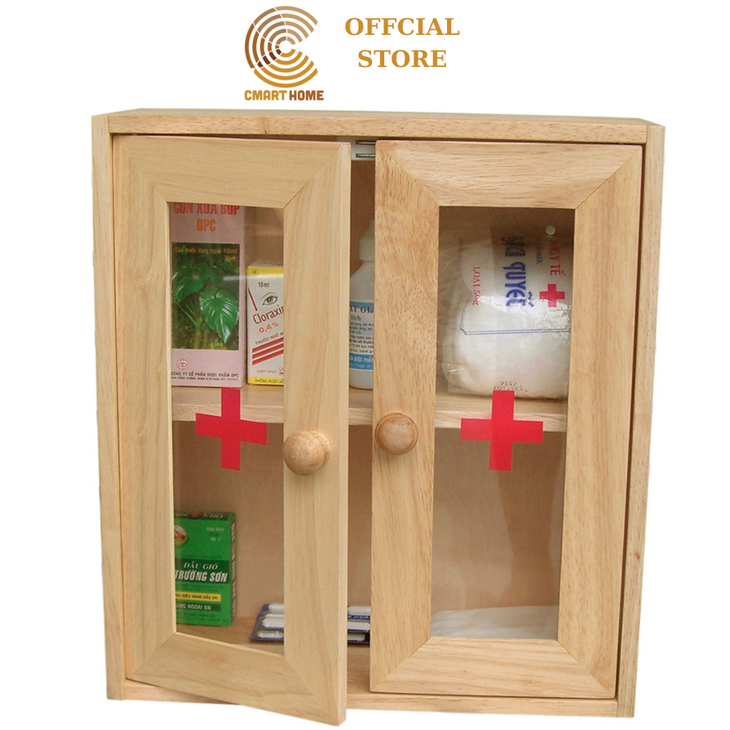 TỦ THUỐC Y TẾ GIA ĐÌNH - BỀN ĐẸP, SANG TRỌNG VÀ TIỆN ÍCH CHO MỌI NHÀ - GỖ C'MART HOME