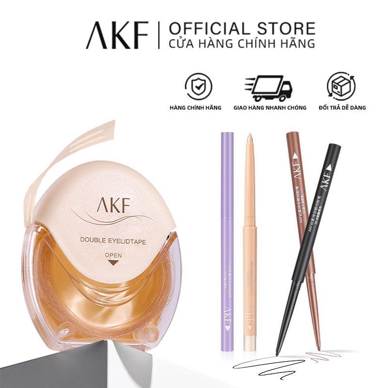 [AKF]Bút kẻ mắt AKF 2mm Eyeliner +Dán mí tự nhiên thoải 120 Pcs viên,AKF