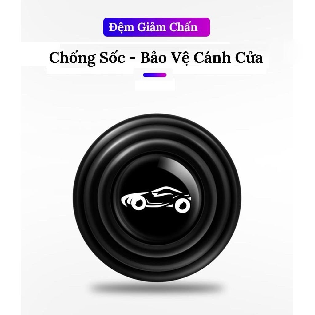 Combo 16 nút giảm chấn cánh cửa xe giúp cách âm, giảm lực đóng cửa và bảo vệ xe ô tô - Bình An Auto - Phụ Kiện Đồ Chơi Xe Hơi