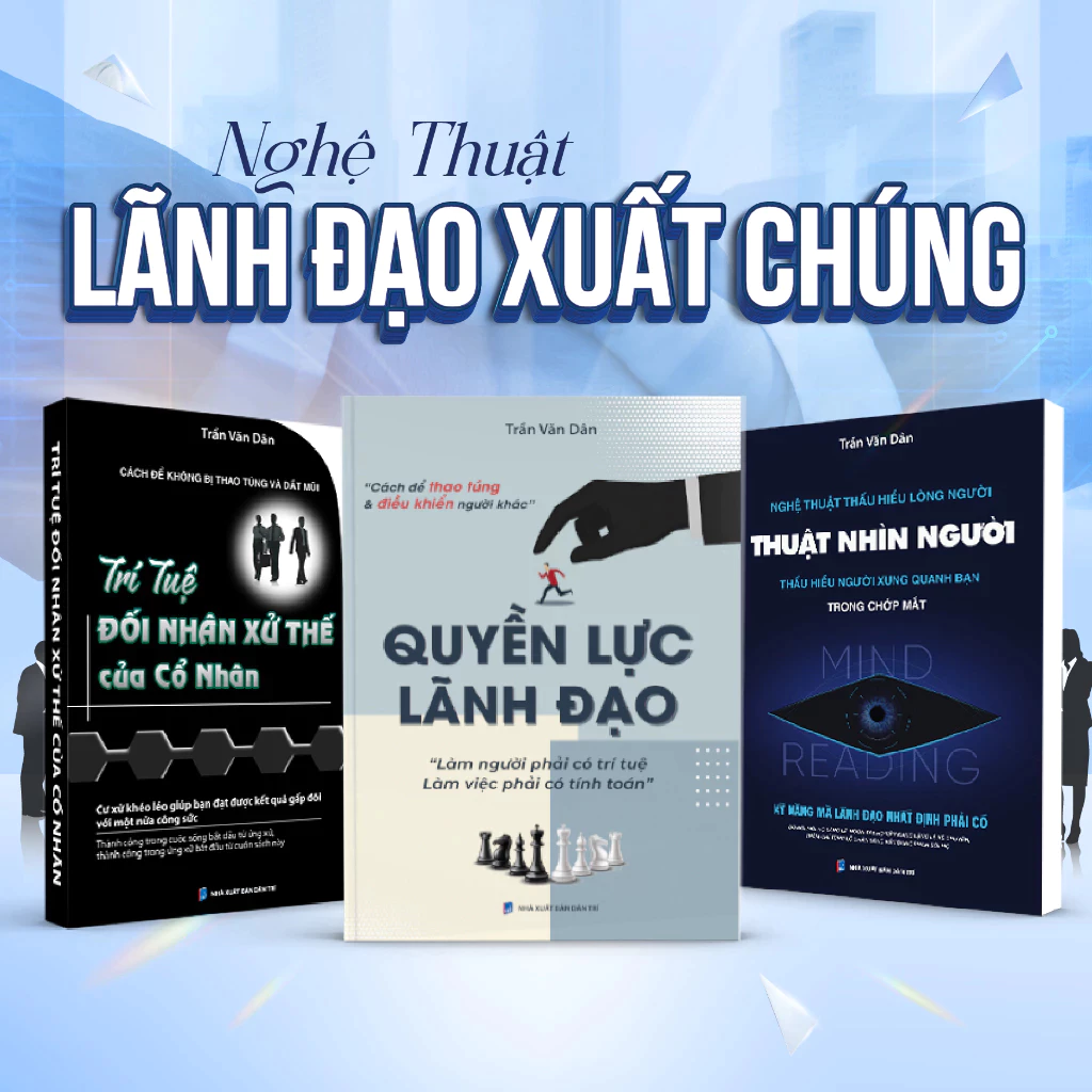 Sách - Combo 3 Cuốn Sách Quyền Lực Lãnh Đạo